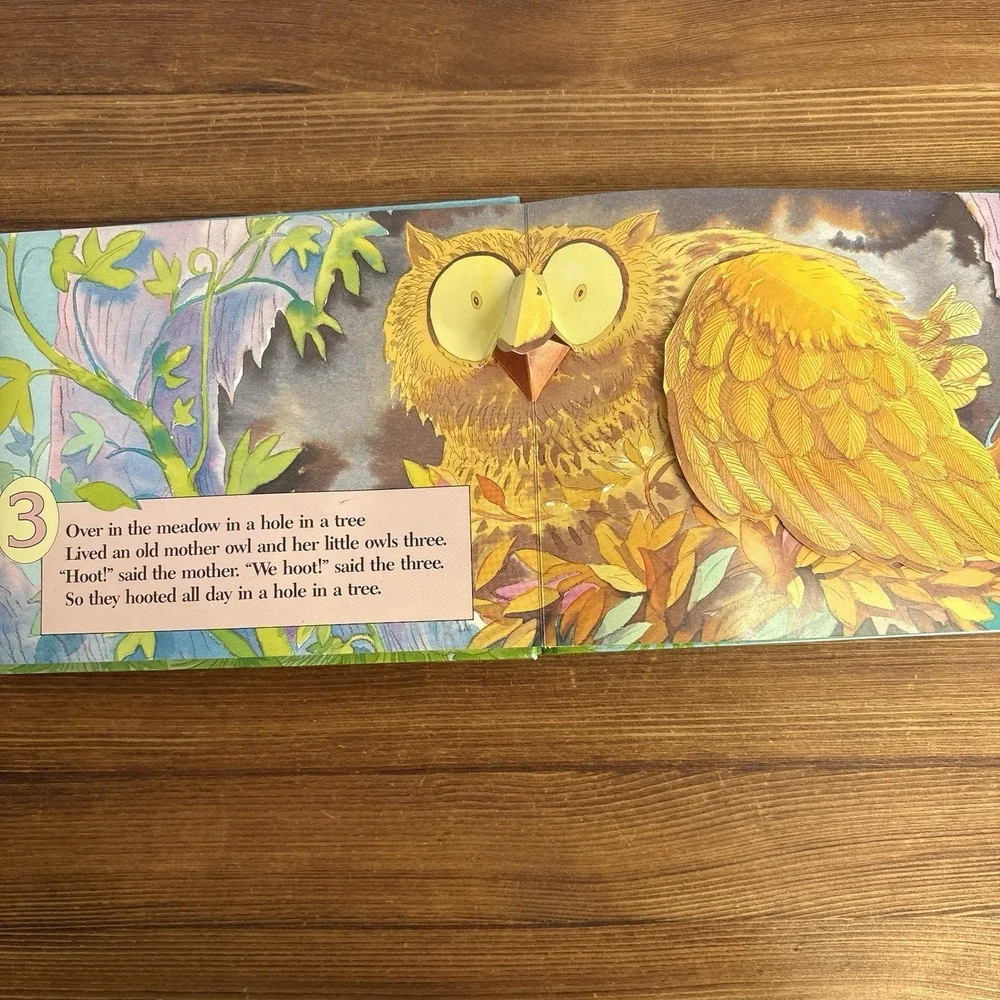 Over in the Meadow Pop-Up Book Michael Foreman HC Damaged Pop-Ups Counting